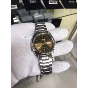 Мужские часы Orient 3 stars brown steel